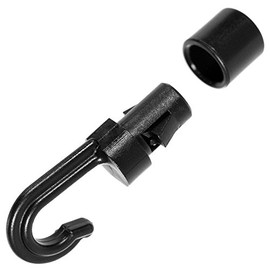 Shock Cord Hook Open – Kayak Bungee Cord Kit – Heavy Duty, Open End Hooks – Bungee Hooks for Fitness, Camping, Exercise, Kayaking, Trampolines, and Nautical Uses (20 Pack)