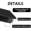 SIHAI 50-Pack 1-5/8 Inch Strut Channel End Caps - Square