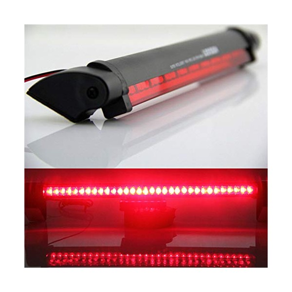 Universal Modified Cafe Racer Seat Frame Hoop Loop LED Brake