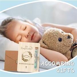 RHQFDM Wooden Money Gift Packaging with Test Tubes, Wish Filler Gift for Confirmation with Envelopes, for Wedding Blessing, Birthday Party, Youth Consecration, Wedding Anniversary (Eucalyptus Leaf)