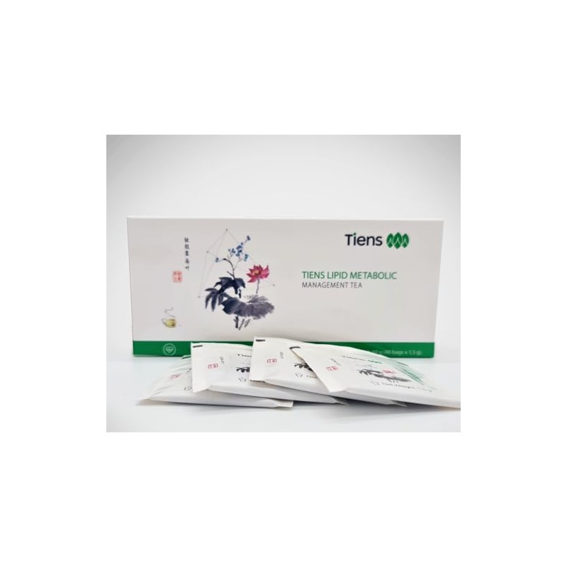 Tiens Lipid Metabolic Management Tea, 30 Bags Herbal Infusion, 1.5
