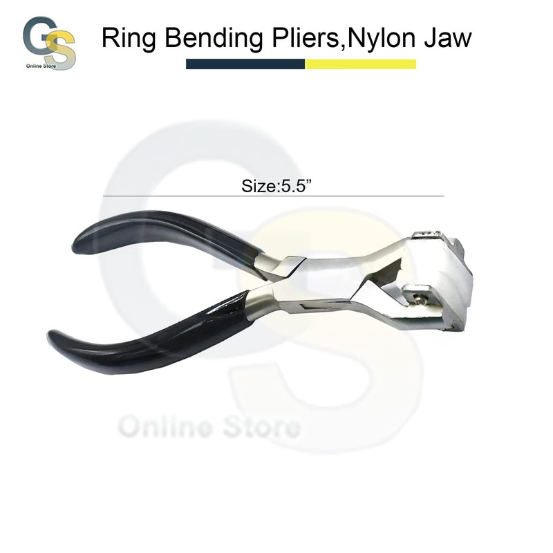 Ring Bending Pliers, Nylon Jaw - Jewelry Making Supplies, Bending