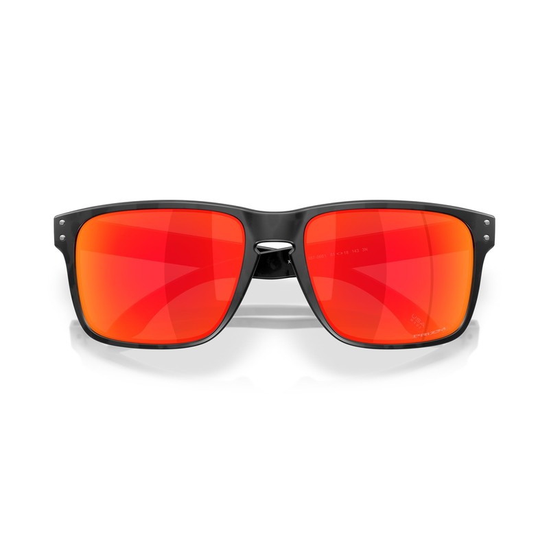 Oakley OO9487 Holbrook XXL Polarized Rectangular Sunglasses, Matte Black Camo/Prizm