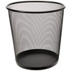 Nextep NE-165R Cesto de Malla Redondo 16L, Color Negro