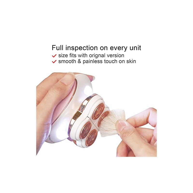 Women Legs Replacement Heads for Flawless Legs Shaver, 2 Pack