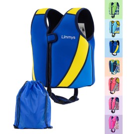 Limmys Premium Children's Swim Vest, Swimming Aid for Children and Toddlers, Modern, Baby, Boys and Girls, with Drawstring Bag
