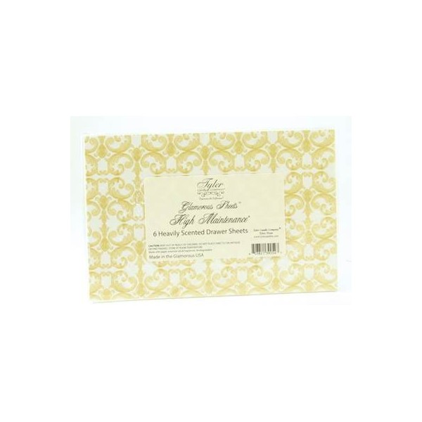 HIGH MAINTENANCE Glamorous Scented Drawer Sheets by Tyler Candles
