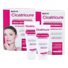 🔥 Pack dos cicatricure crema antiarrugas 12 beneficios en 1  Vitaminas y Minerales