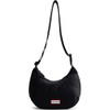 Hunter Hobo Bag, Nylon, Mini Hobo, Black