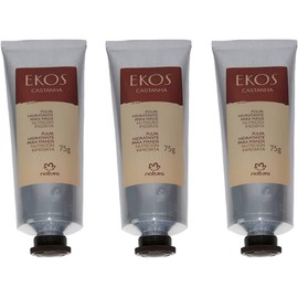 Natura EKOS Crema para Manos de Castaña Kit de 3 Piezas de 75 gr.