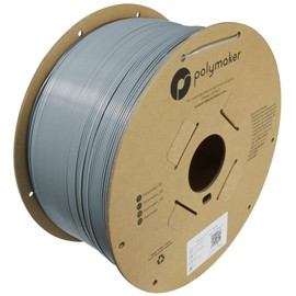 Polymaker 3kg ASA Filament 1.75mm Grey, ASA 3D Printer Filament, Heat & Weather Resistant - ASA 3D Filament Perfect for Printing Outdoor Functional Parts, Cost Effective Large Roll for Big Projects