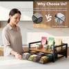 OIHYA Tea Bag Organizer with 6 Compartments Storage Drawer for
