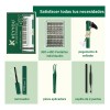 Kit de Extensiones de Pestañas KEYYOU 40D Mink Sintético para