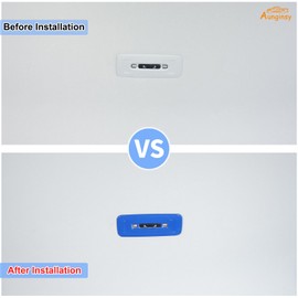 Aunginsy Inner Rear Reading Light Lamp Panel Cover Trim Compatible with Toyota Tundra 2022 2023 2024 2025 Car Rear Row Reading Light Decorative Frame Interior Roof Lamp Panel Protector ABS Accessories