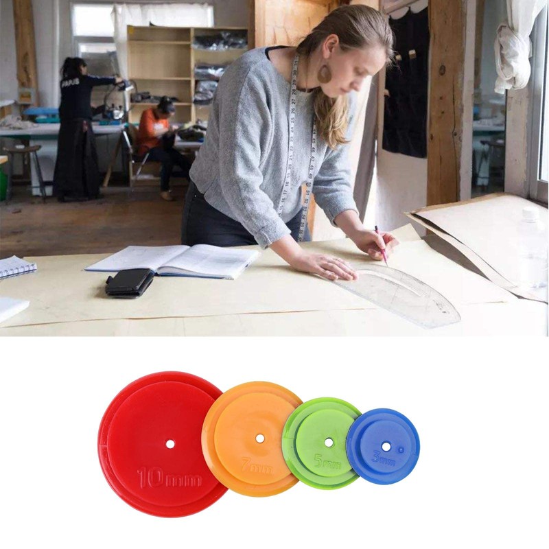 Seam Allowance Marker Irregular Graphic Line Drawing Wheel Seam Tracing