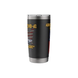 Aircraft Carrier USS Midway CVB-41 Veterans Day Father's Day Stainless Steel Insulated Tumbler