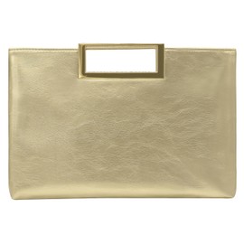 Milisente Women's Clutch Handbag Shoulder Bag Elegant Evening Bag with Handle Crossbody Bag for Wedding, gold