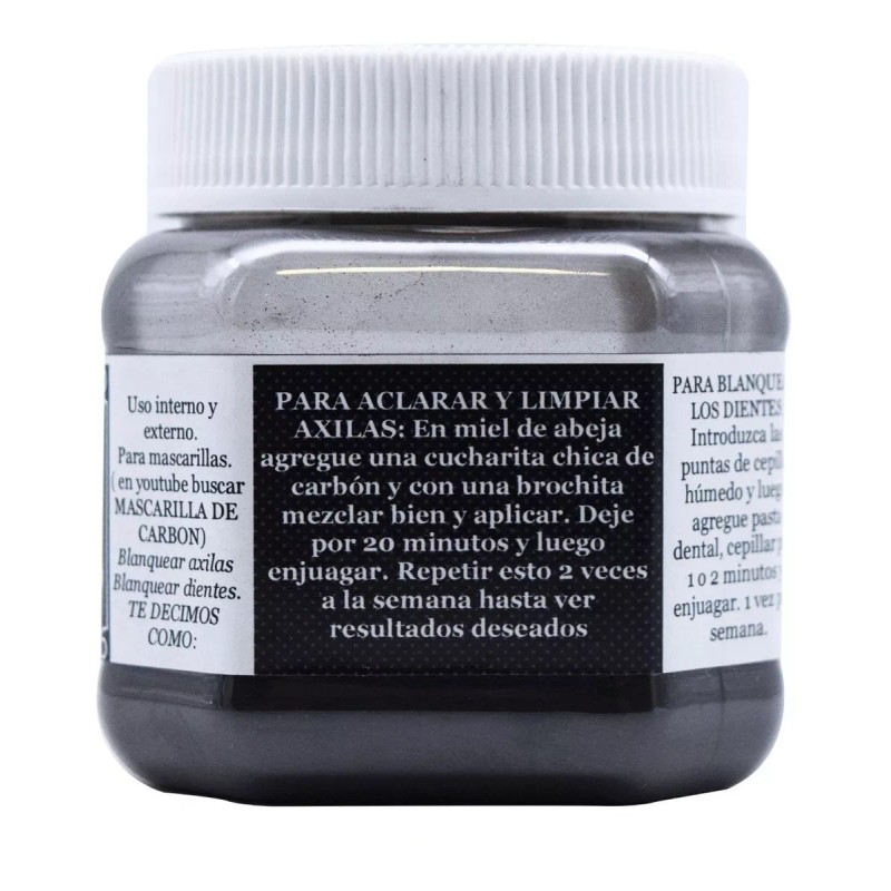 La Herbonaturista Carbon Activado Polvo De Cascara De Coco 50g