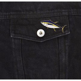 Clayton Jewelry Labs Yellowfin Tuna Fish Hard Enamel Pin