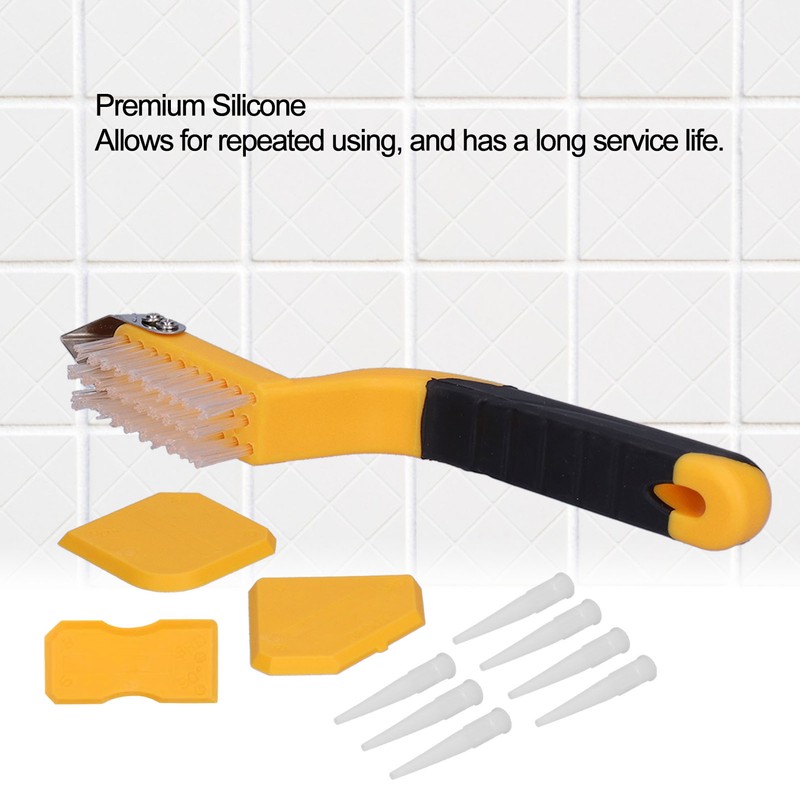 11Pcs Caulking Tool Silicone Grout Scraper Glue Remover Cleaner Set