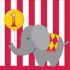 Creative Converting Circus Time 1st Birthday Lunch Napkins, 16 Count