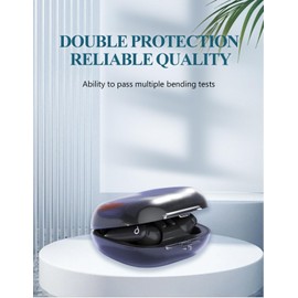 Case Cover for Beats Powerbeats Pro 2 Wireless Bluetooth Earbuds,Clear Soft TPU Protective Cover with Keychain and Cleaner Kit for Women Men Shockproof Skin,Transparent Black.