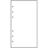 Personal Size Blank Pages Planner Insert, Sized and Punched for