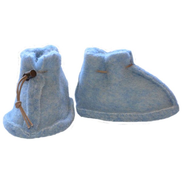 SamWo Baby Shoes 100% Natural Sheep Wool with Quick-Release Fastener