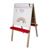 Flipside Products Double-Sided Adjustable Paper Roll Standing Easel, Dry Erase/Green