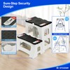 STOODER Folding 2-Step Stool - Upgraded Stable A-Frame, Safety Lock,
