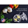 NexTrend Garlic Twister 4th Gen - Multifunctional Garlic/Ginger/Herb/Nuts, Garlic Press