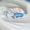 DivaGlamz To My Granddaughter-Infinity Forever Love Heart Bracelet, Natural Emperor