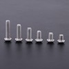 Button Head Screw Set, 60PCS Stainless Steel M6 Button Head