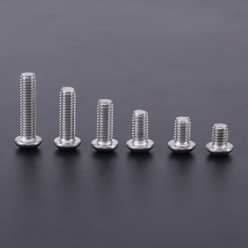 Button Head Screw Set, 60PCS Stainless Steel M6 Button Head