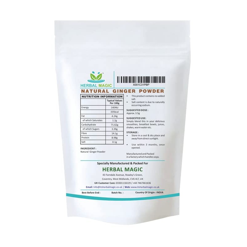 Herbal Magic's Pure & Natural Ginger Powder - King of