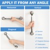 Therwen 6 Pack Grab Bars for Bathtubs and Showers Shower