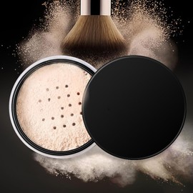 Polvos Sueltos Impermeables Defectos de Cobertura de Larga Duración 12g Polvo Facial de Control de Aceite para Maquillaje Polvo de Fijación Translúcido Polvo de Fijación para