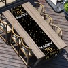 70th Table Decoration Birthday Black Gold Decoration 70th Birthday Women