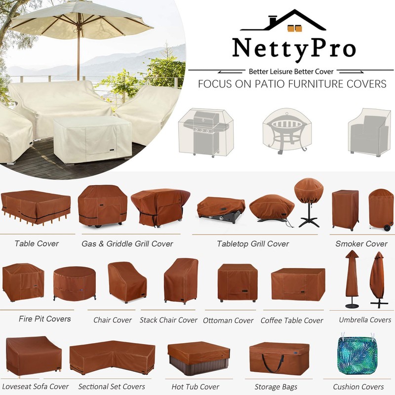 NettyPro Griddle Cover for Blackstone 36 inch Griddle Waterproof Heavy
