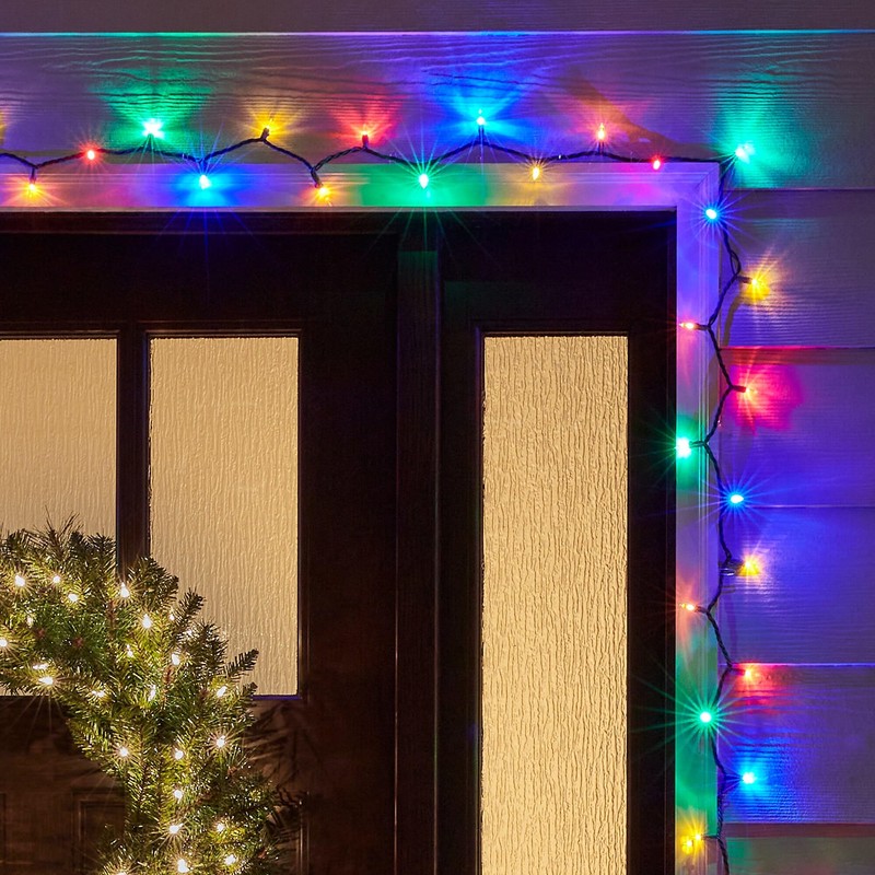 5 STAR BUYER RATED Holiday Living 100-Count 24.75-ft Multicolor LED