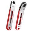 Wolfride 2Pcs Mini Ratchet Wrench Set, 1/4" Hex Bit Drive