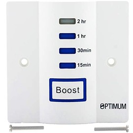 SPARES2GO Energy Saving 15 Minute to 2 Hour Electronic Boost Timer for Immersion/Room Heater