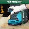 Mayoki 5" Random Orbit Sander Compatible with Makita 18v Battery,