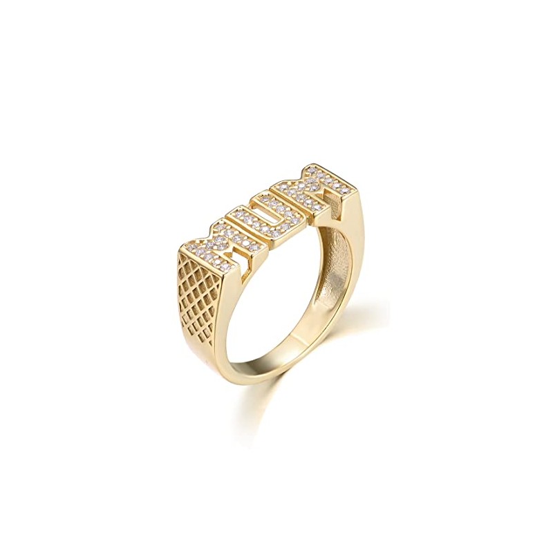 9 Carat Gold on Solid Sterling 925 Silver Diamond Set