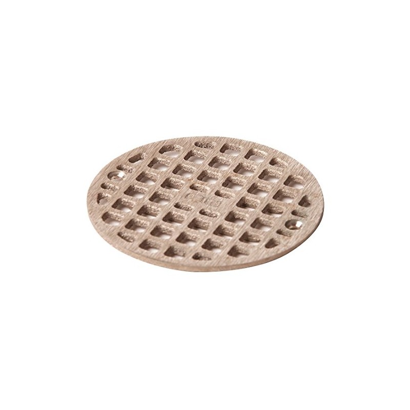 Floor Drain Grate, Round, 4-11/16 In Dia