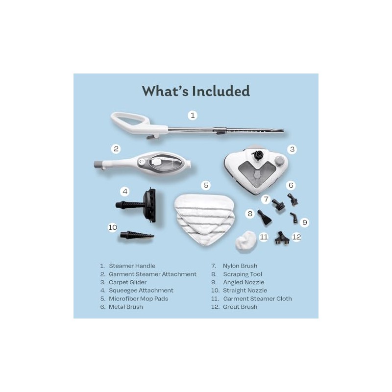Steam & Go 10-in-1 Multi-Surface Steam Mop - Deep Clean