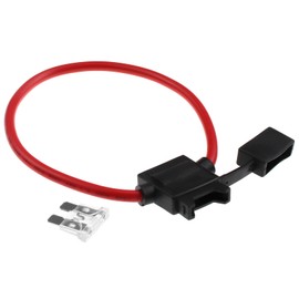 ZOOKOTO Inline Fuse Holder 25A,16 AWG Gauge Wire Car Auto Blade Fuse Box 25A Waterproof