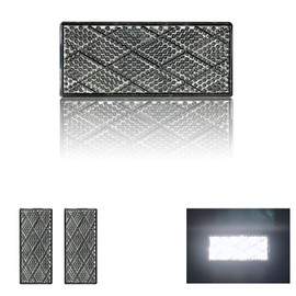 Reflector 80X35mm Self Adhesive Rectangle Safety Waterproof Stick on for Driveway Mailbox Trailer