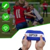 Qimoo 6Pcs Blue Youth Captain Armband for Soccer Training, Adults