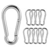 Wnddle Set of 10 Carabiner Hooks 7 x 70 mm,